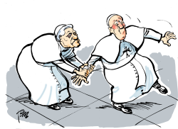 TWO POPES by Tom Janssen