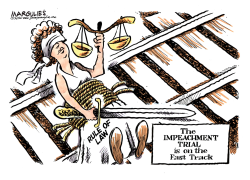 IMPEACHMENT TRIAL ON THE FAST TRACK by Jimmy Margulies