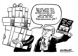 Trump Mideast Peace Plan by Jimmy Margulies