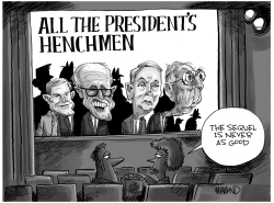 ALL THE PRESIDENT'S HENCHMEN by Dave Whamond