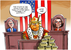 STATE OF TRUMP'S UNION by Dave Whamond
