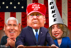 STATE OF THE UNION 2020 DUNCE by Bart van Leeuwen