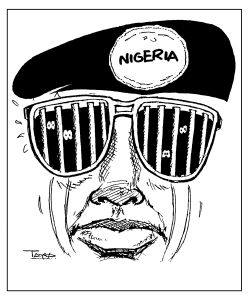 NIGERIA DICTATOR ABACHA by Tayo Fatunla