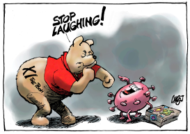 XI THE POOH AND THE CORONA VIRUS by Jos Collignon