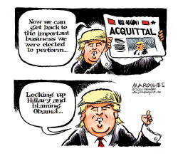 TRUMP ACQUITTAL RESPONSE by Jimmy Margulies