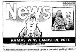 HAMAS WINS LANDSLIDE VOTE by Jimmy Margulies