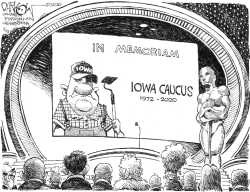 Iowa carcass by John Darkow