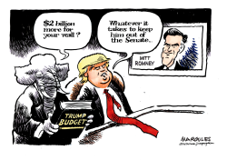 TRUMP AND ROMNEY by Jimmy Margulies