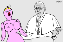 POPE FRANCIS FOR CELIBACY by Rainer Hachfeld