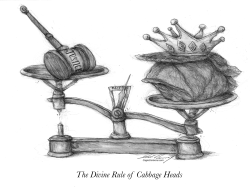 THE DIVINE RULE OF CABBAGE HEADS by Dale Cummings