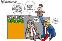 TRUMP AND BARR by Bruce Plante