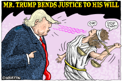 BENDING JUSTICE TO HIS WILL by Monte Wolverton