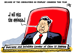 NO PEOPLES'CONGRESS IN CHINA by Tom Janssen