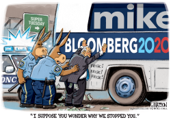 DEMOCRATS STOP AND FRISK MIKE BLOOMBERG by R.J. Matson