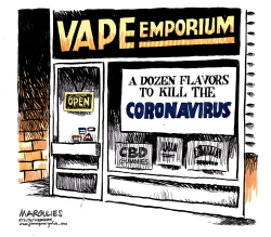 FLAVORED VAPING AND CORONAVIRUS by Jimmy Margulies