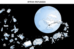 SYRIAN REFUGEES DIASPORA by Emad Hajjaj
