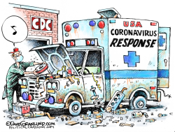 CORONAVIRUS CDC RESPONSE by Dave Granlund