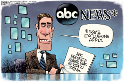 ABC REPORTER BIAS by Rick McKee