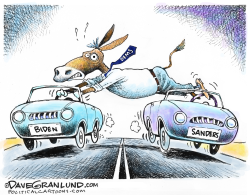 DEMOCRATIC DUAL DRIVER by Dave Granlund