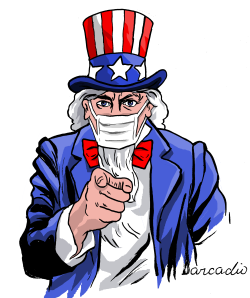 UNCLE SAM PROTECTED. by Arcadio Esquivel