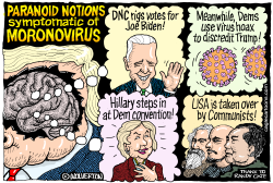 MORONOVIRUS SYMPTOMS by Monte Wolverton