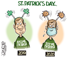 ST, PATRICK'S DAY AND COVID-19 by John Cole