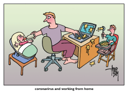 WORKING FROM HOME by Arend van Dam