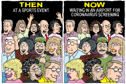 SOCIAL NON-DISTANCING THEN AND NOW by Monte Wolverton