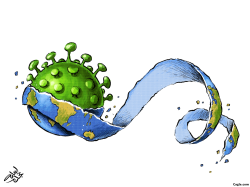 THE EARTH NOW by Osama Hajjaj