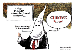 TRUMP RACISM AND CORONOVIRUS by Jimmy Margulies