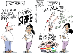 SCHOOL'S OUT by Pat Bagley