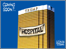 TRUMP HOSPITAL by Terry Mosher