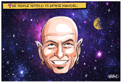 THE WORLD IS HOWIE MANDEL by Dave Whamond