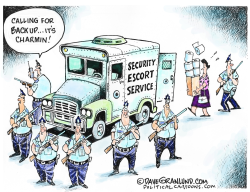 TOILET PAPER SECURITY by Dave Granlund