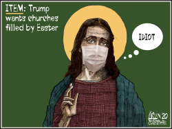 TRUMP AND EASTER by Terry Mosher