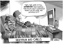 Netflix and Chills by Dave Whamond