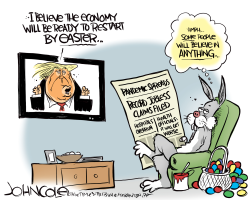 EASTER BUNNY ECONOMICS by John Cole
