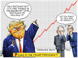 TRUMP REALITY SHOW RATINGS by Dave Whamond