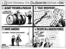 12 STEP PROGRAM FOR OIL-ADDICTED NATIONS by R.J. Matson