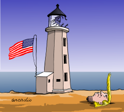 THE LIGHTHOUSE OF THE COUNTRY. by Arcadio Esquivel