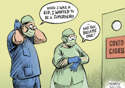 To our health care workers by Patrick Chappatte