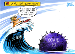 RIDING THE OBAMA WAVE by Dave Whamond