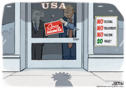 TRUMP READY TO REOPEN FOR BUSINESS by R.J. Matson