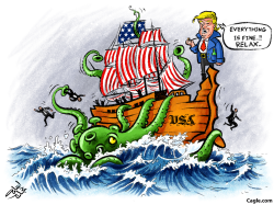 TRUMP & USA  by Osama Hajjaj