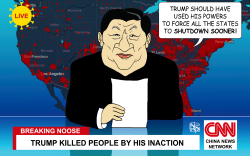 CNN CRITICISES TRUMP SHUTDOWN by NEMØ