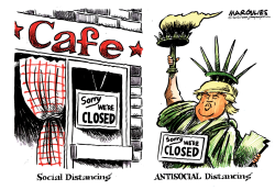 ANTISOCIAL DISTANCING by Jimmy Margulies