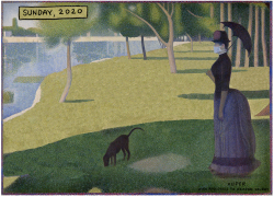 SUNDAY IN THE PARK 2020 by Peter Kuper