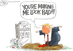 GRAVE MESSAGE by Pat Bagley