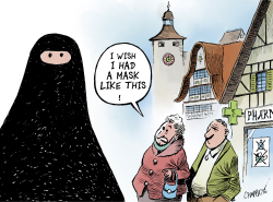 FACIAL PROTECTION by Patrick Chappatte
