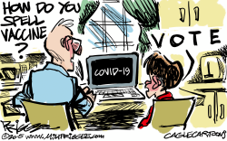 POLITICAL VACCINE by Milt Priggee